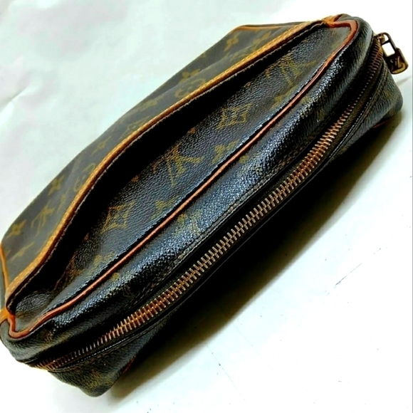 Authentic Louis Vuitton Monogram Compiegne 23 Clutch Hand Bag - Picture 5 of 7